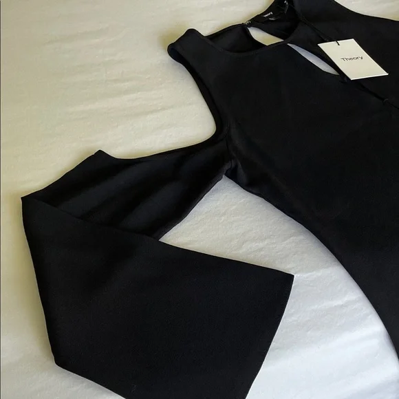 Theory Cold Shoulder top blouse Small - Picture 3 of 10